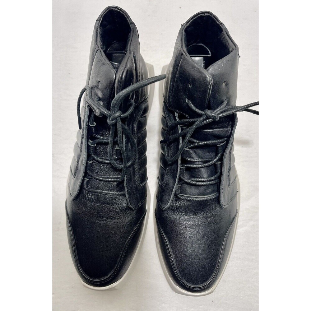 Robert Wayne All Leather Square Toe Sneakers Mens… - image 4